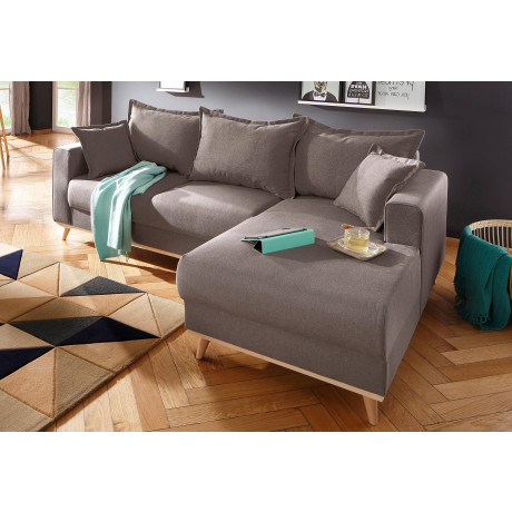 Home affaire Hoekbank Edina L-vorm ook in katoenmix-overtrekstof, in scandinavische stijl