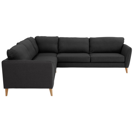 Home affaire Hoekbank MARSEILLE 278/278 cm, L-vorm, geweven stof, vlakke weefsel, viltlook