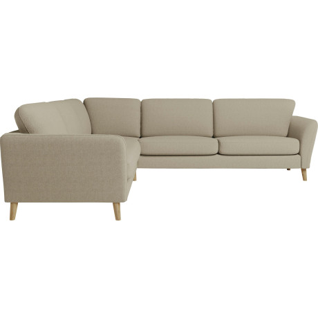 Home affaire Hoekbank MARSEILLE 278/278 cm, L-vorm, geweven stof, vlakke weefsel, viltlook