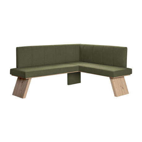 Home affaire Hoekbank Nina keukenbank, gestoffeerde bank, eettafelbank, breedte 185x 150 cm