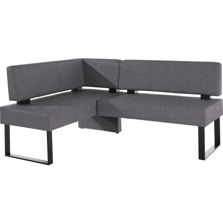 Home affaire Hoekbank Oliver met metalen frame, keukenbank verschillende hoezen cord eetkamerbank ottos choice