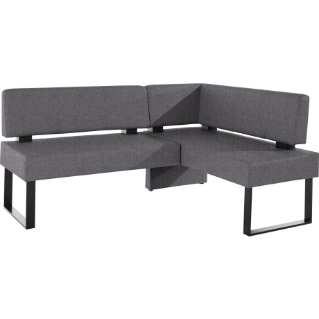 Home affaire Hoekbank Oliver met metalen frame, keukenbank verschillende hoezen cord eetkamerbank ottos choice