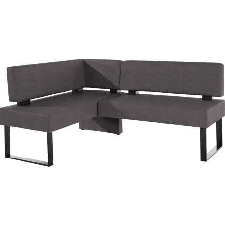 Home affaire Hoekbank Oliver met metalen frame, keukenbank verschillende hoezen cord eetkamerbank ottos choice