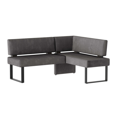 Home affaire Hoekbank Oliver met metalen frame, keukenbank verschillende hoezen cord eetkamerbank ottos choice
