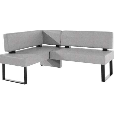 Home affaire Hoekbank Oliver met metalen frame, keukenbank verschillende hoezen cord eetkamerbank ottos choice