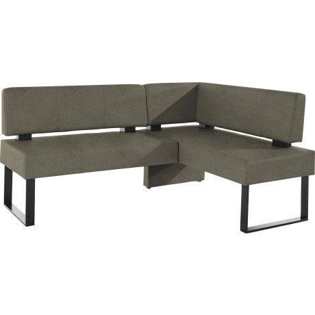 Home affaire Hoekbank Oliver met metalen frame, keukenbank verschillende hoezen cord eetkamerbank ottos choice