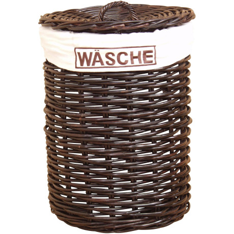 Home affaire Wasmand Rotan-vlechtwerk, hoogte 65 cm