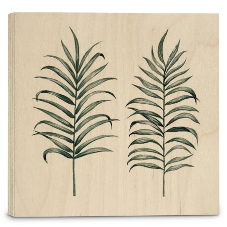 Houtprint Double Leaf | Orangewallz