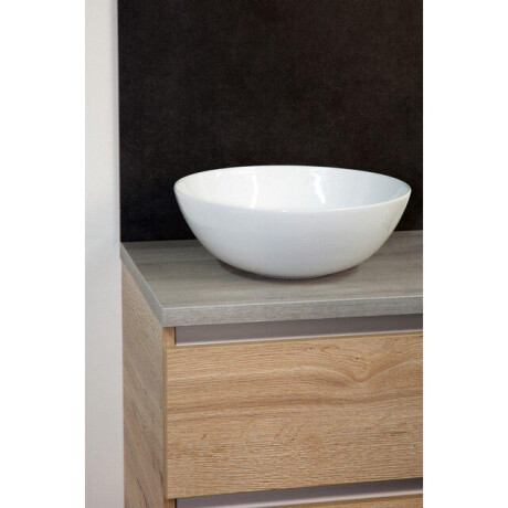HR Badmeubelen waskom - 39x14.5cm - keramiek wit 73173030
