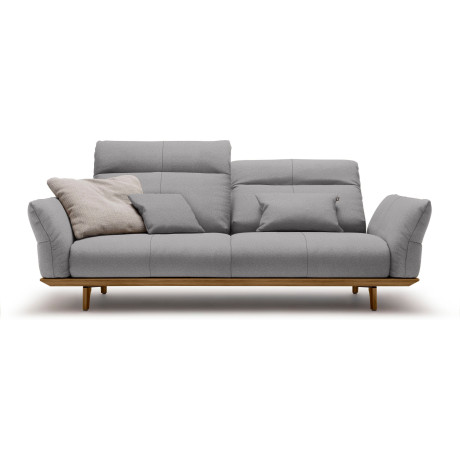 Hülsta Sofa 3-zitsbank Hs.460 Onderstel in walnotenhout, walnotenhouten poten, breedte 208 cm