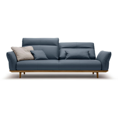 Hülsta Sofa 3,5-zitsbank Hs.460 Onderstel en poten in walnotenhout, breedte 228 cm