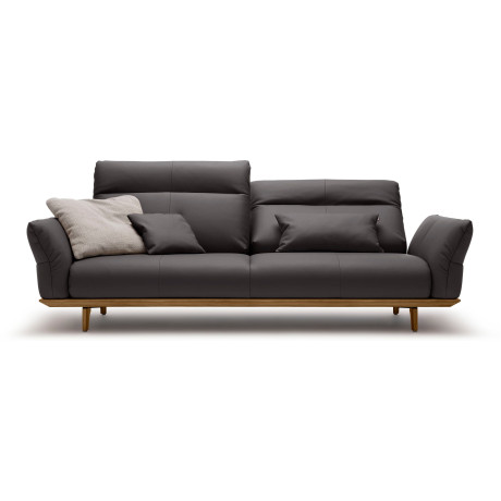 Hülsta Sofa 3,5-zitsbank Hs.460 Onderstel en poten in walnotenhout, breedte 228 cm