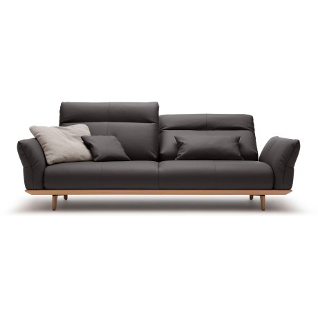 Hülsta Sofa 3,5-zitsbank Hs.460 Onderstel in eiken, poten in natuurlijk eiken, breedte 228 cm