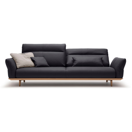 Hülsta Sofa 4-zitsbank Hs.460 Onderstel in eiken, poten in natuurlijk eiken, breedte 248 cm