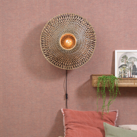 GOOD&MOJO Wandlamp 'Bali' Medium, Bamboe, kleur Naturel