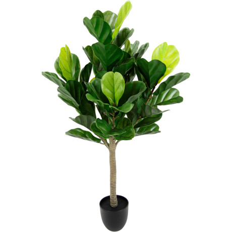 I.GE.A. Kunstboom Tabaksboom in pot kunstmatig vioolblad vijgenboom vijgenbladplant Olifantenboom, boom, kamerplant, kunstplant, plant, decoratieve plant (1 stuk)