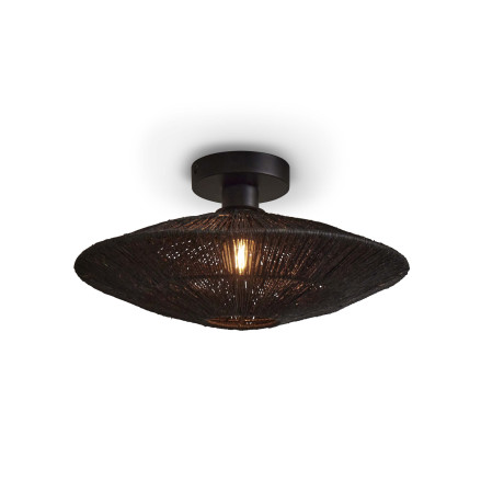 GOOD&MOJO Plafondlamp 'Iguazu' Jute, 40cm, kleur Zwart