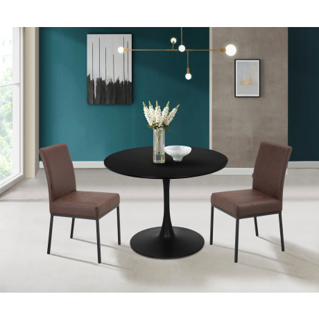 INOSIGN Eettafel Jahwe, TOPSELLER! met frame van metaal, keukentafel, tafel (1 stuk)