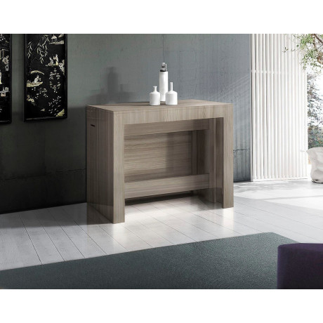 INOSIGN Eettafel Praktika, keukentafel, salontafel, eettafel met uittrekfunctie, uittrekbaar van 50 cm naar 300 cm