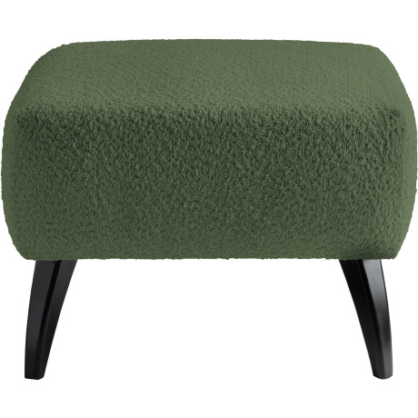 INOSIGN Hocker Colori Kleur houten poten naar keuze, verschillende stoffen, hoogwaardige stof