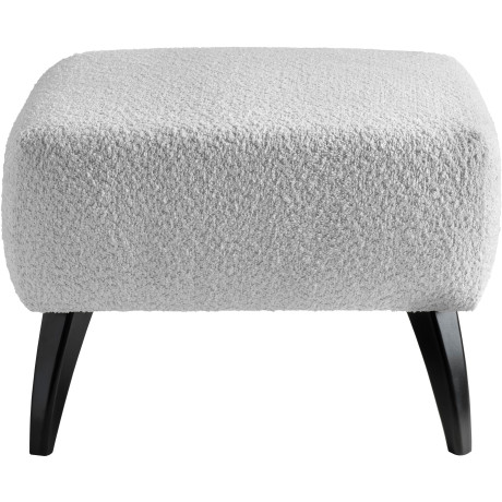 INOSIGN Hocker Colori Kleur houten poten naar keuze, verschillende stoffen, hoogwaardige stof