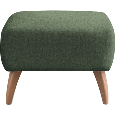 INOSIGN Hocker Colori Kleur houten poten naar keuze, verschillende stoffen, hoogwaardige stof