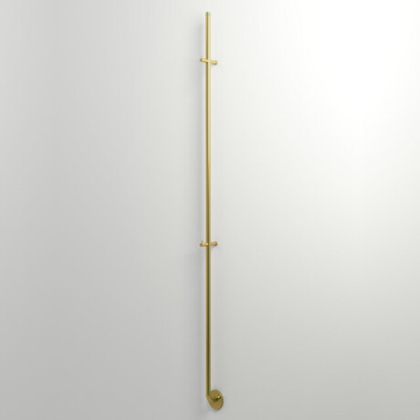 Instamat Jay Elektrische Handdoekradiator 172cm hoog 29Watt Geborsteld Messing JAY022