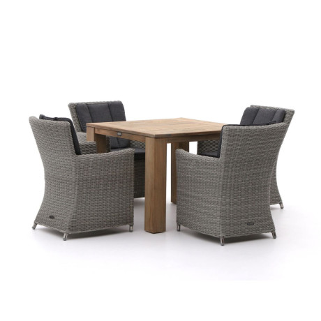 Intenso Adriano/ROUGH-X 100cm dining tuinset 5-delig - Laagste prijsgarantie!
