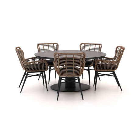 Intenso Asti/La Fonte Ø150cm dining tuinset 6-delig - Laagste prijsgarantie!