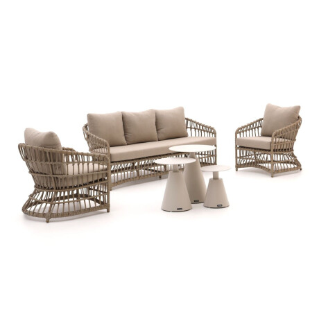 Intenso Cameri/Tusa stoel-bank loungeset 6-delig - Laagste prijsgarantie!