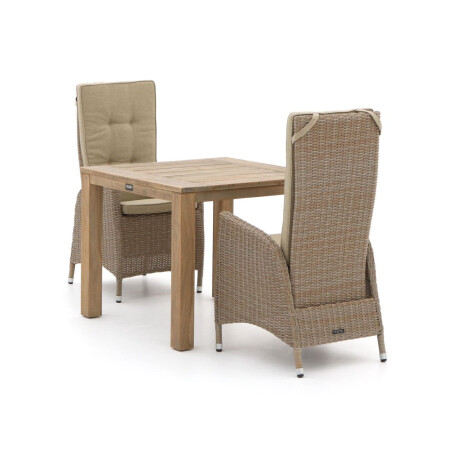 Intenso Fabrizi/ROUGH-S 90cm dining tuinset 3-delig verstelbaar - Laagste prijsgarantie!