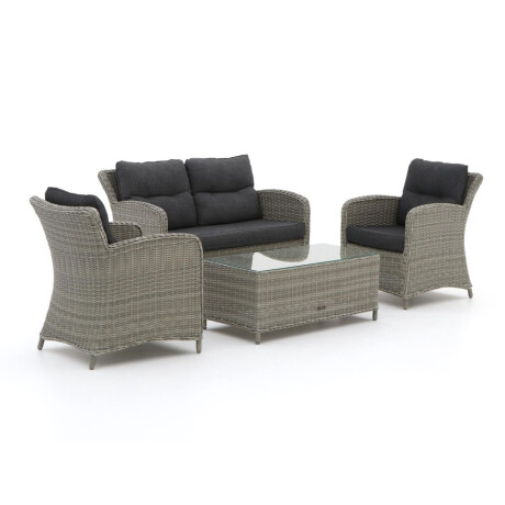 Intenso Leone/Milano stoel-bank loungeset 4-delig - Laagste prijsgarantie!