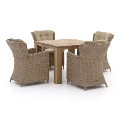 Intenso Milano/ROUGH-X 100cm dining tuinset 5-delig - Laagste prijsgarantie!