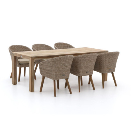 Intenso Tropea/ROUGH-S 220cm dining tuinset 7-delig - Laagste prijsgarantie!