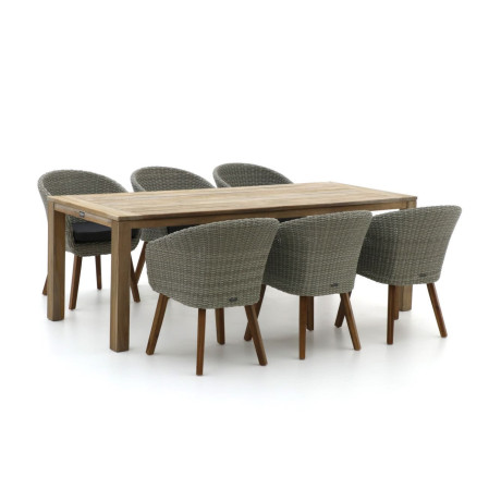 Intenso Tropea/ROUGH-S 220cm dining tuinset 7-delig - Laagste prijsgarantie!