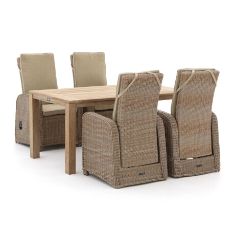 Intenso Umbria/ROUGH-S 160cm dining tuinset 5-delig verstelbaar - Laagste prijsgarantie!