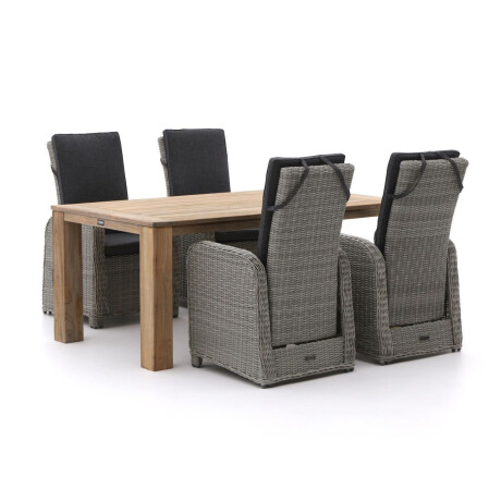 Intenso Umbria/ROUGH-X 180cm dining tuinset 5-delig verstelbaar - Laagste prijsgarantie!