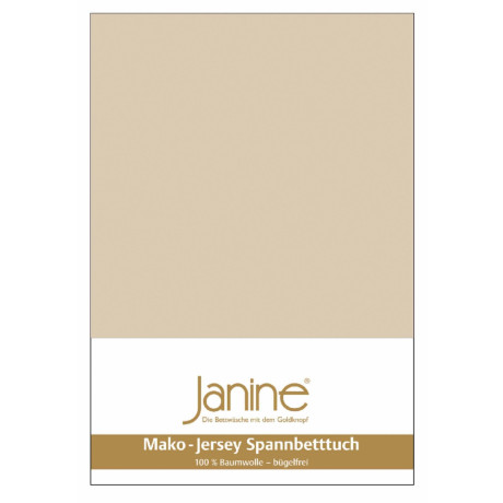 Janine Hoeslaken MAKO-FEINJERSEY 5007 gemaakt van 100% katoen, voor matrassen tot 26 cm hoog (1 stuk)