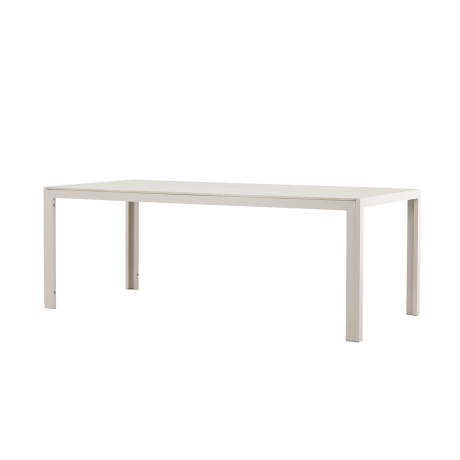 Joas polywood tuin eettafel beige - 205 x 90 cm