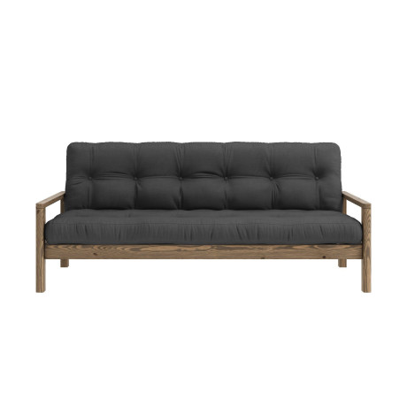 Karup Slaapbank Knob met futonmatras, verschillende kleuren, fsc-gecertificeerd, dennenhout