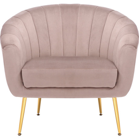 Kayoom Fauteuil Sofa Doreen 125, comfortabele fauteuil, eentonig ontwerp modern, ruimtebesparend, onderhoudsvriendelijk, fluwelen bekleding van stof (1 stuk)