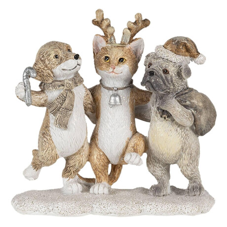 Kerstdecoratie Honden en Kat | Clayre & Eef