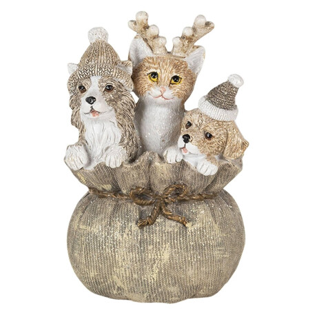 Kerstdecoratie Honden en kat | Clayre & Eef