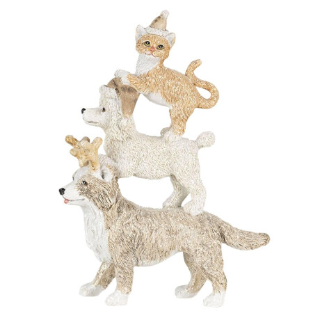Kerstdecoratie Honden en kat | Clayre & Eef
