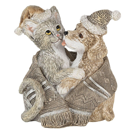 Kerstdecoratie Kat en Hond | Clayre & Eef