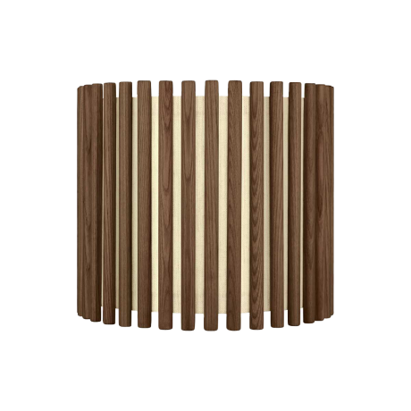 Komorebi Medium lampenkap dark oak - Ø 29 cm