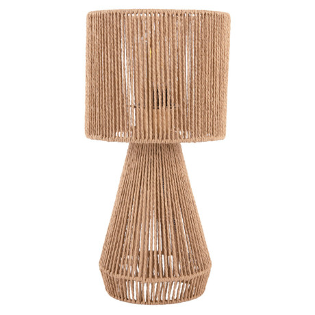 Leitmotiv Tafellamp 'Forma Cone' Jute, 40cm hoog, kleur Naturel