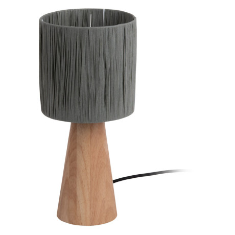 Leitmotiv Tafellamp 'Sheer Cone' 33cm hoog, kleur Donkergrijs