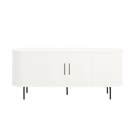 Lenn houten dressoir wit eiken - 180 x 45 cm