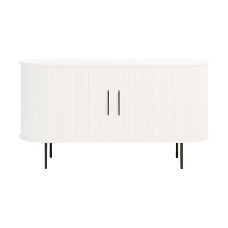 Lenn houten sideboard wit eiken - 140 x 45 cm